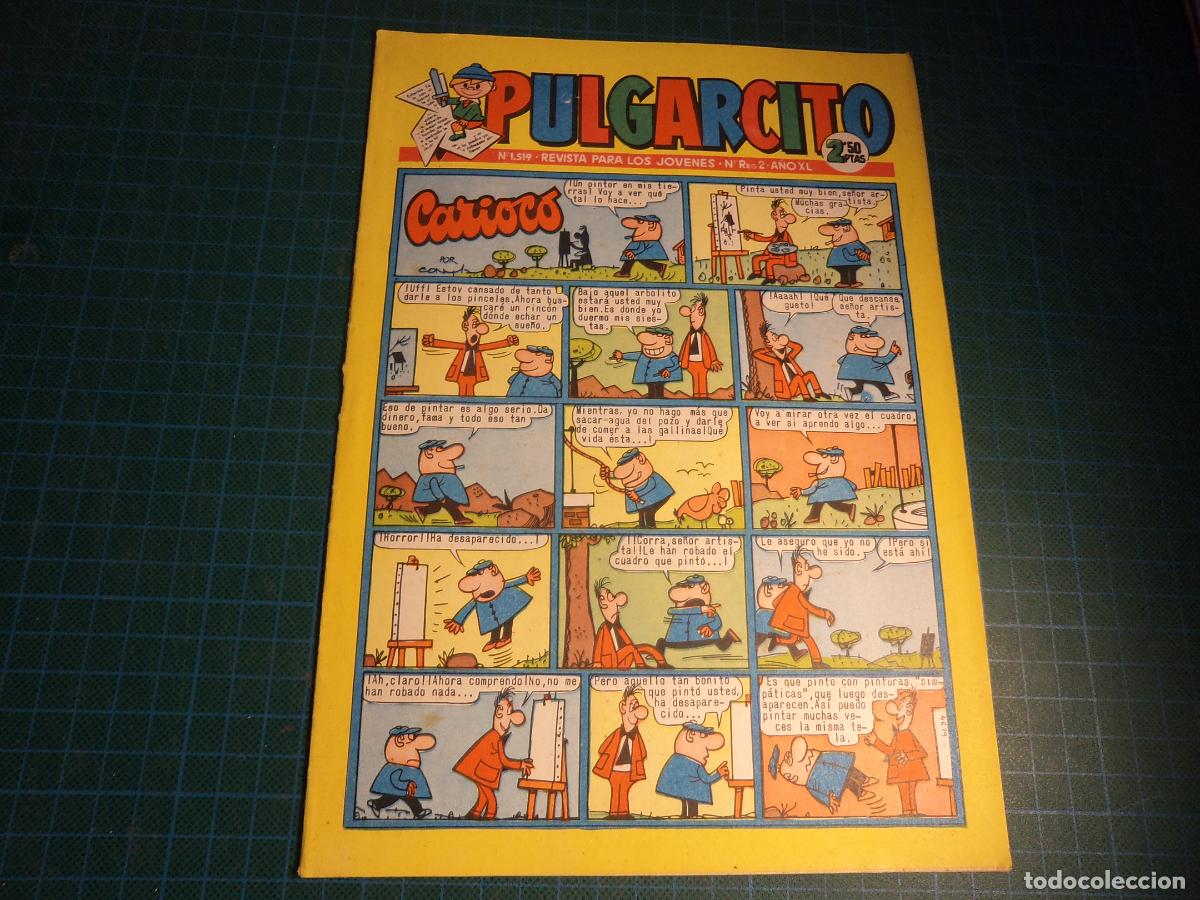 Comics: Pulgarcito. N&ordm; 1519. Bruguera