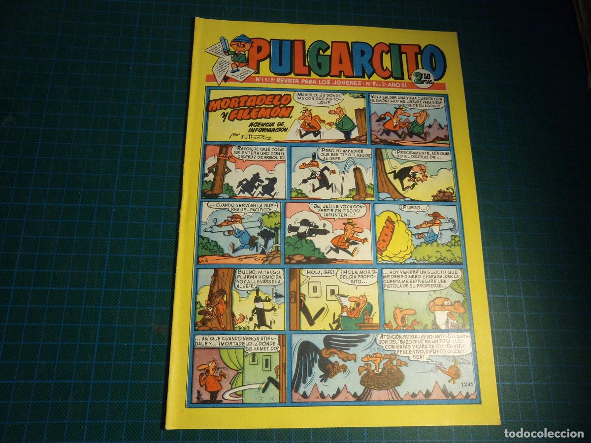 Comics: Pulgarcito. N&ordm; 1518. Bruguera