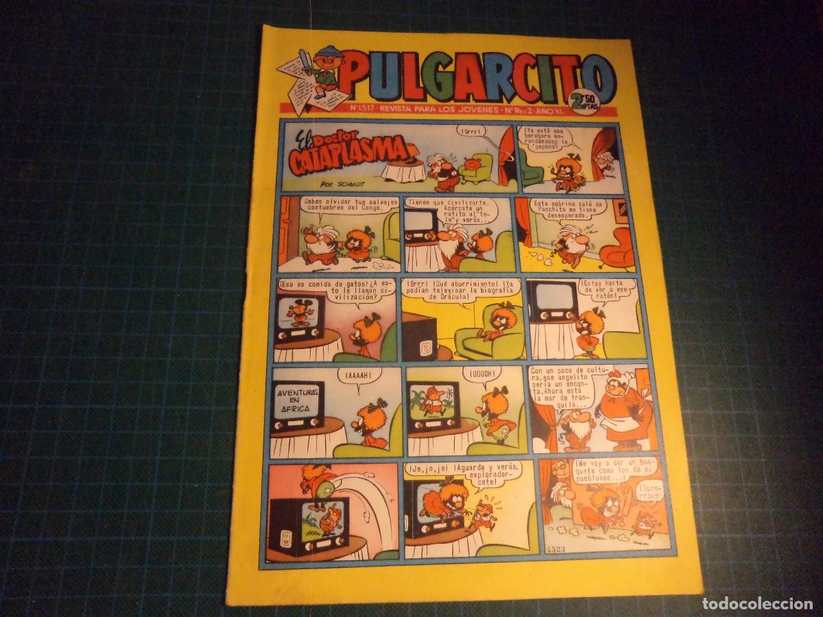 Comics: Pulgarcito. N&ordm; 1517. Bruguera
