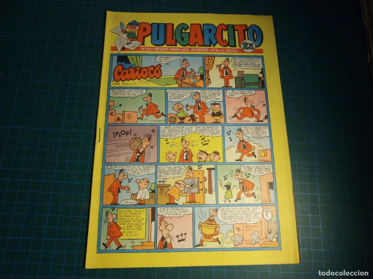 Tebeos: Pulgarcito. N&ordm; 1512. Bruguera