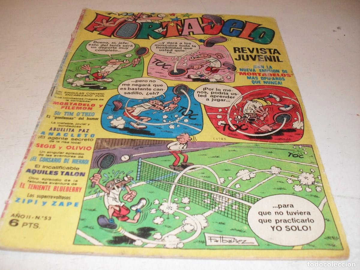 Tebeos: MORTADELO N&ordm; 53,SIN LOS BILLETES DE MORTADELO,DE 645.BRUGUERA,1970