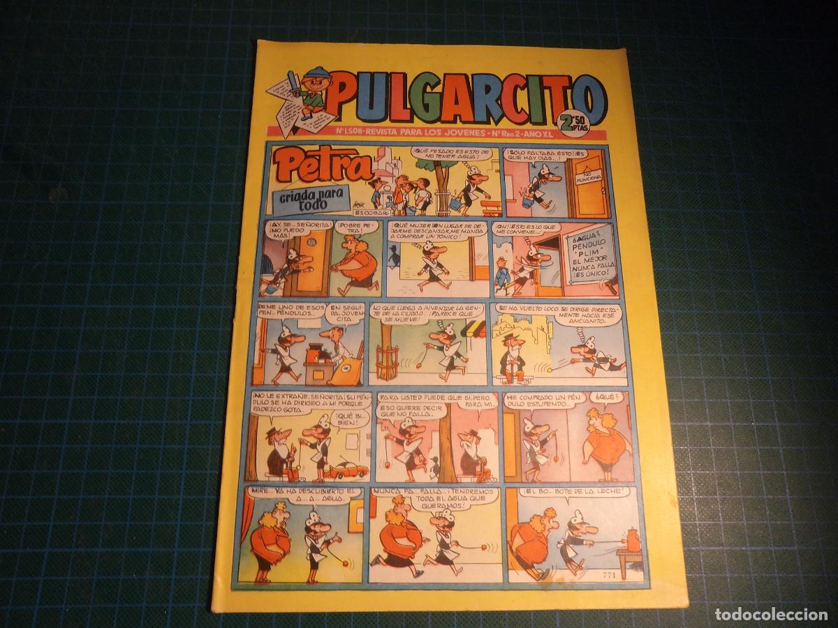 Tebeos: Pulgarcito. N&ordm; 1508. Bruguera