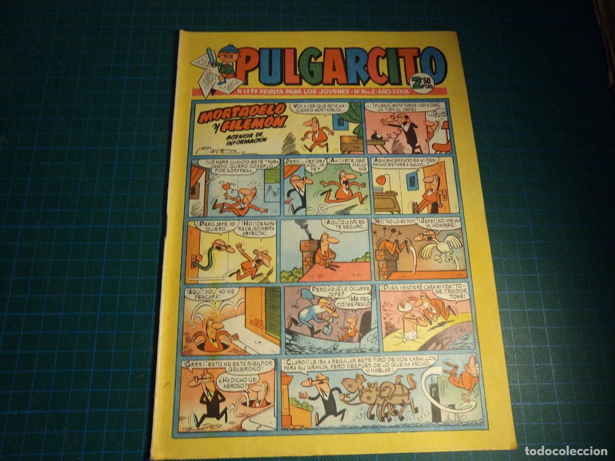 Tebeos: Pulgarcito. N&ordm; 1499. Bruguera