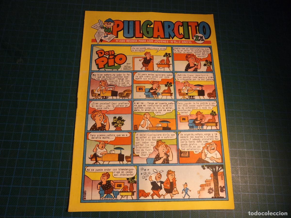 Tebeos: Pulgarcito. N&ordm; 1555. Bruguera