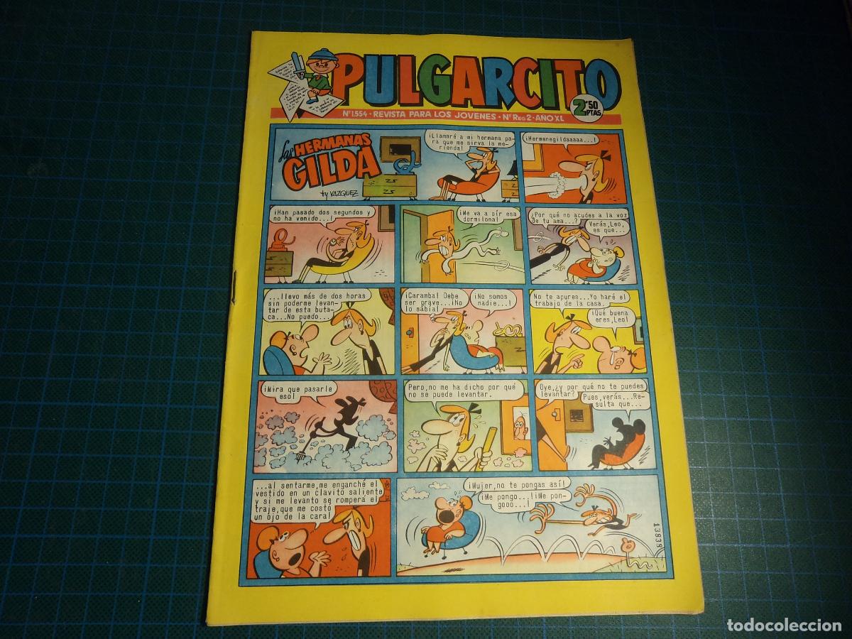 Tebeos: Pulgarcito. N&ordm; 1554. Bruguera