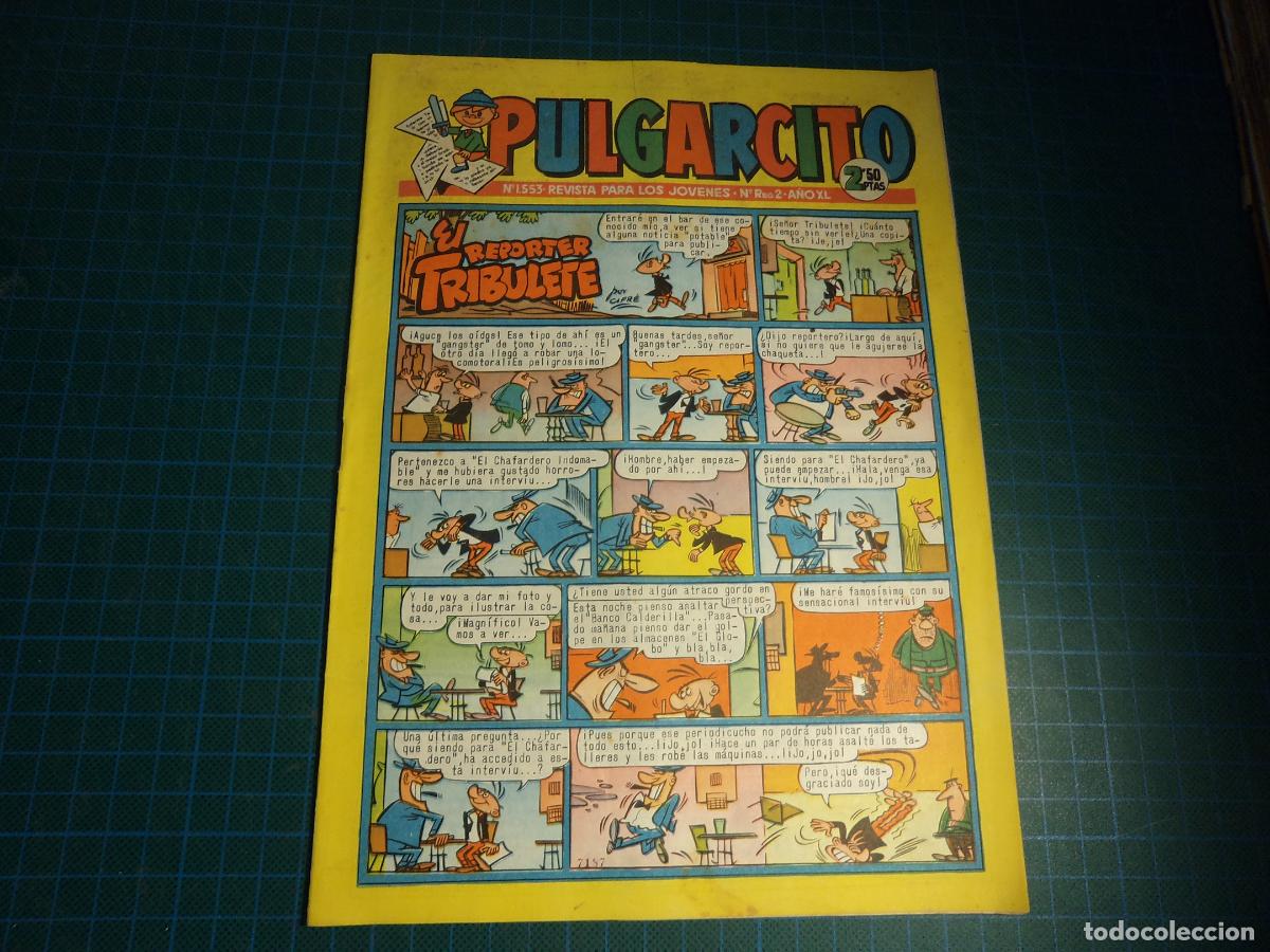 Tebeos: Pulgarcito. N&ordm; 1553. Bruguera