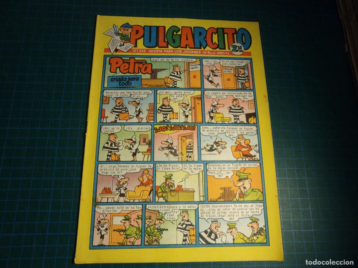 Tebeos: Pulgarcito. N&ordm; 1552. Bruguera