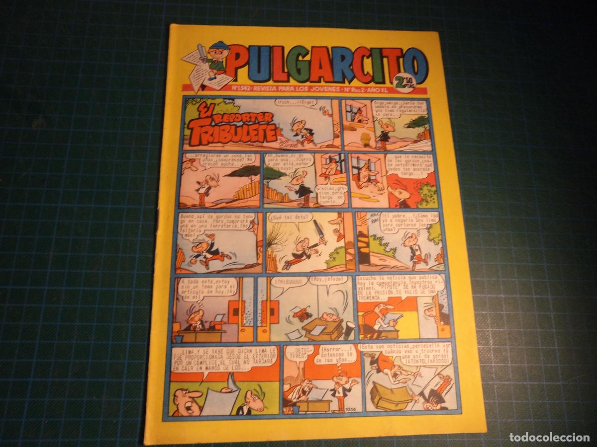 Tebeos: Pulgarcito. N&ordm; 1542. Bruguera