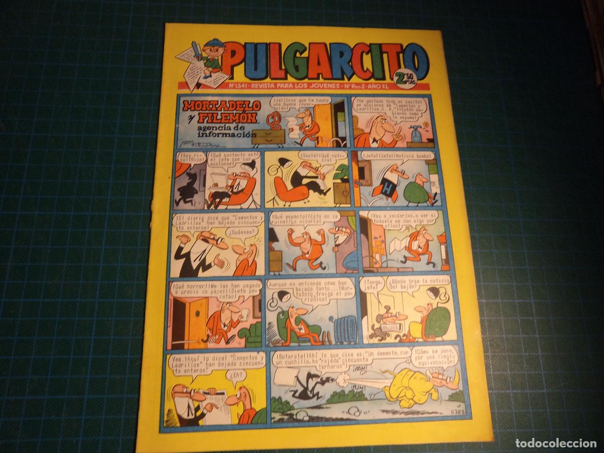 Tebeos: Pulgarcito. N&ordm; 1541. Bruguera