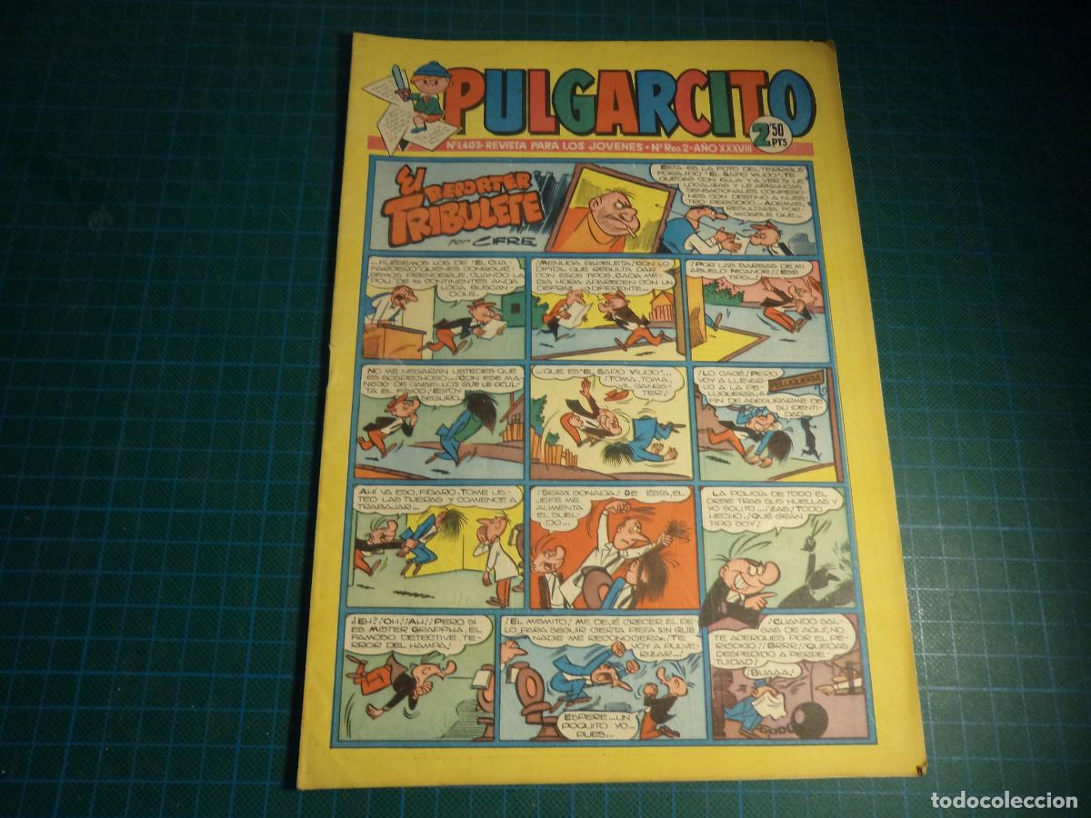 Tebeos: Pulgarcito. N&ordm; 1403. Bruguera.