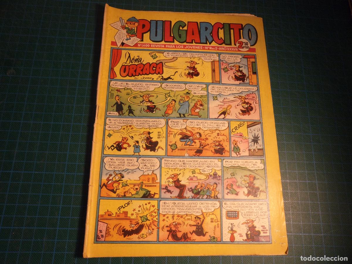 Tebeos: Pulgarcito. N&ordm; 1400. Bruguera.