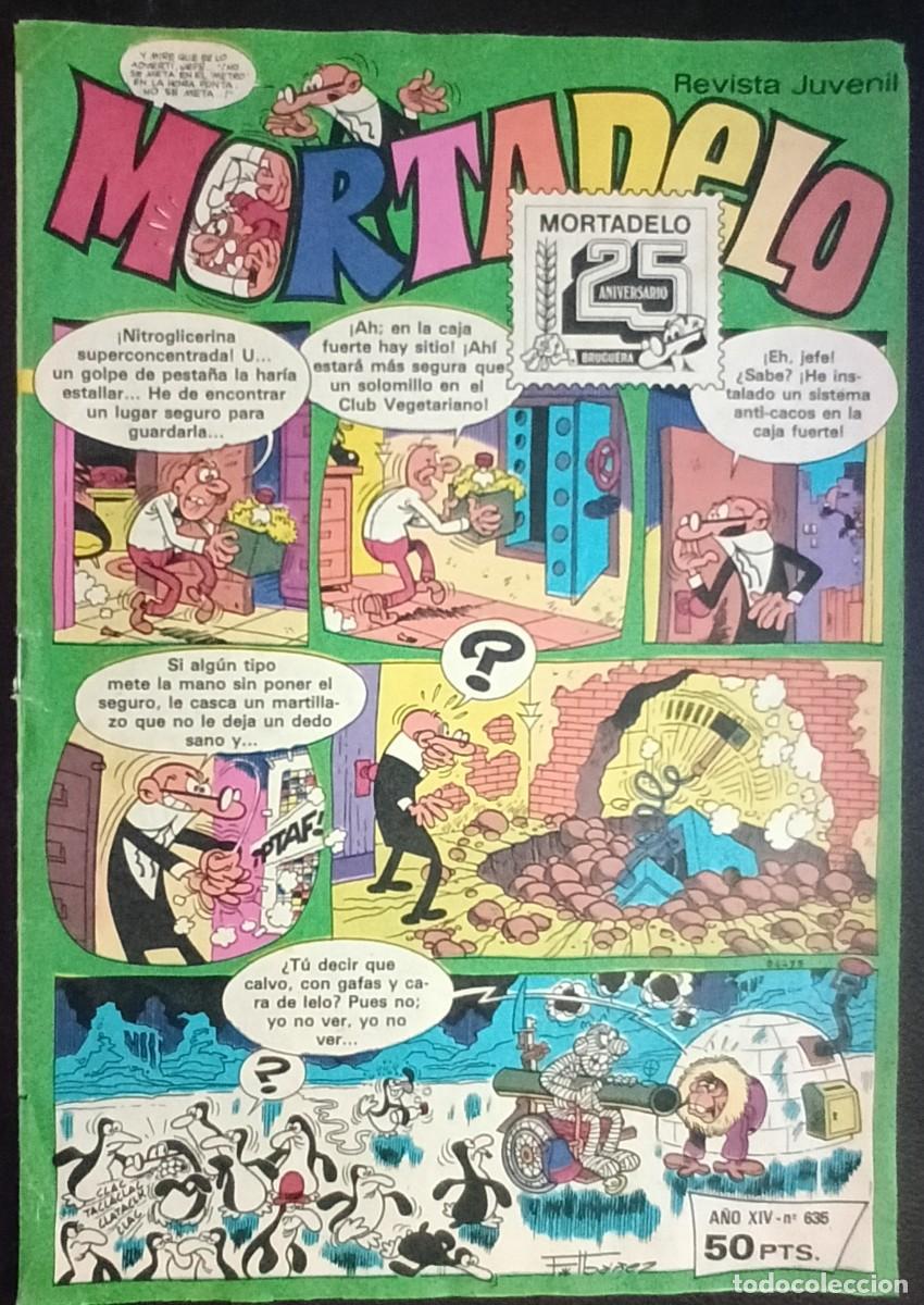 Tebeos: MORTADELO SEMANAL-BRUGUERA- N&ordm; 635 -8-AGOSTO-1983-MARCH-ROVIRA-TRAN-CASI BUENO-DIF&Iacute;CIL-VEA-1529