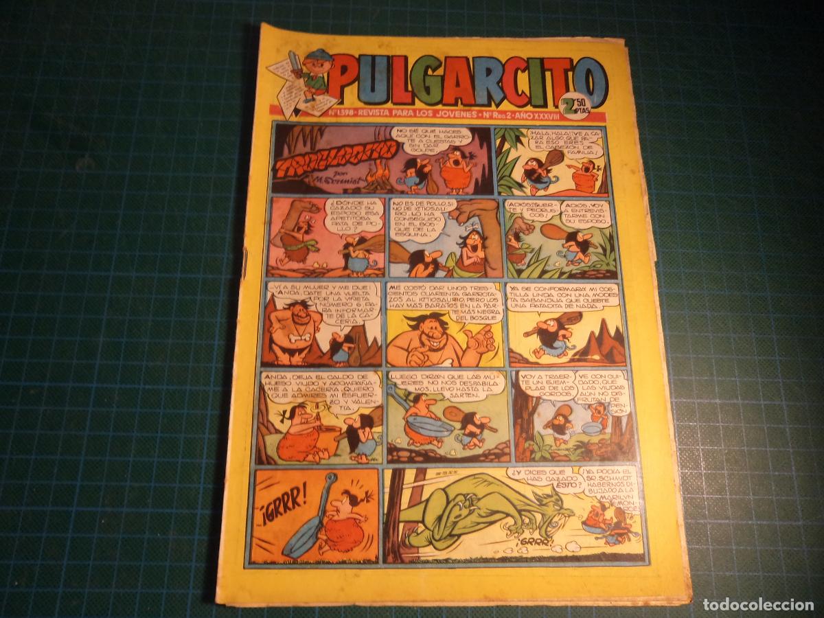 Tebeos: Pulgarcito. N&ordm; 1398. Bruguera.