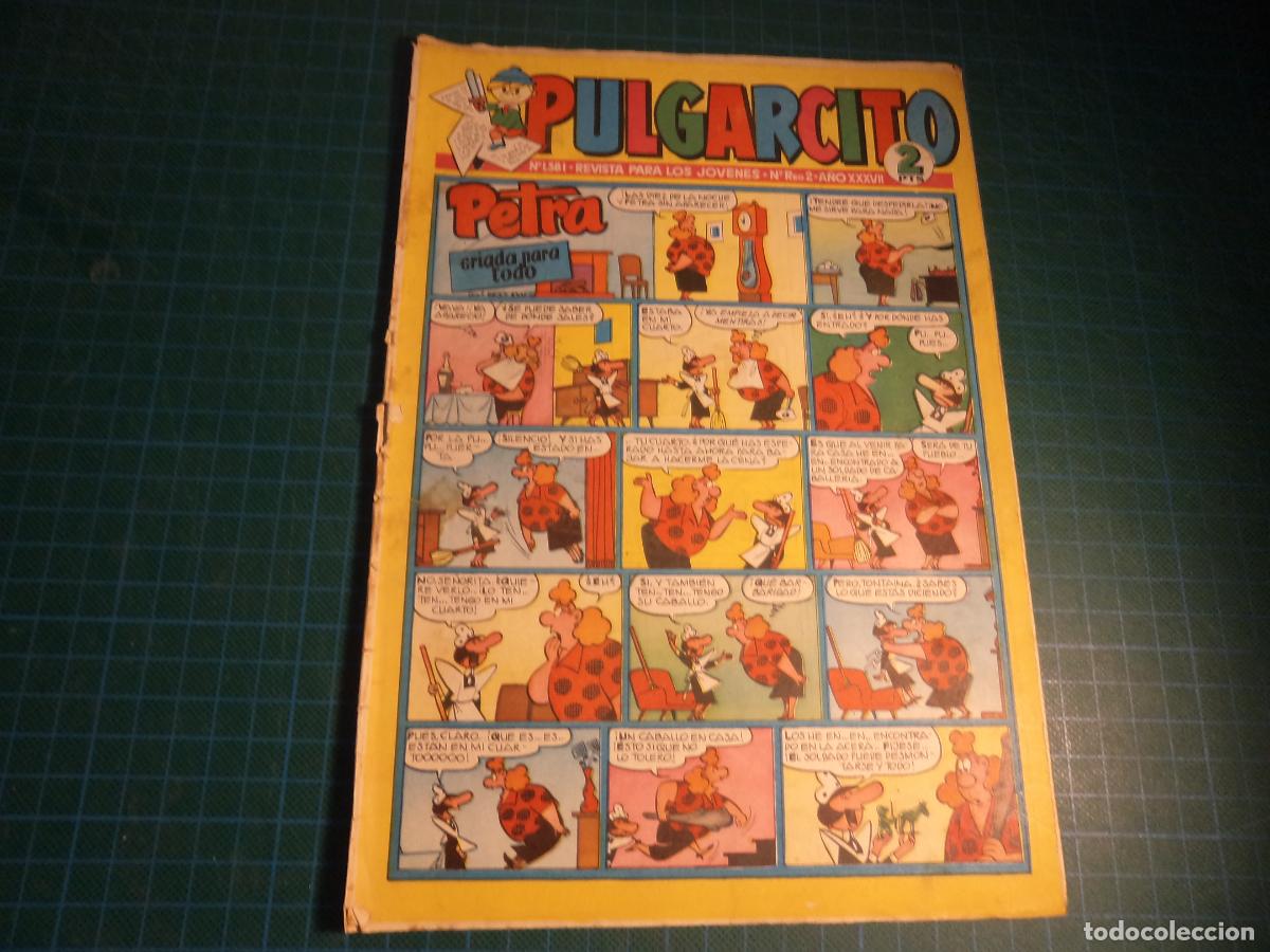 Tebeos: Pulgarcito. N&ordm; 1381. Bruguera.