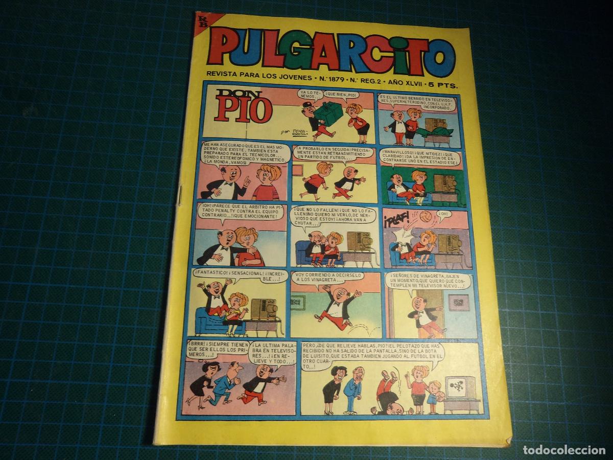 Tebeos: Pulgarcito. N&ordm; 1879. Bruguera.