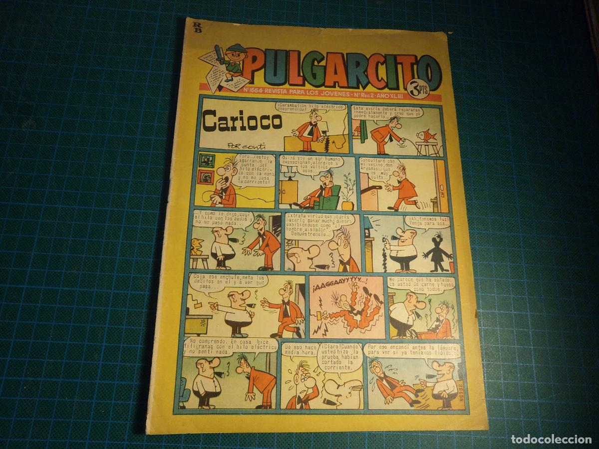Tebeos: Pulgarcito. N&ordm; 1664. Bruguera.