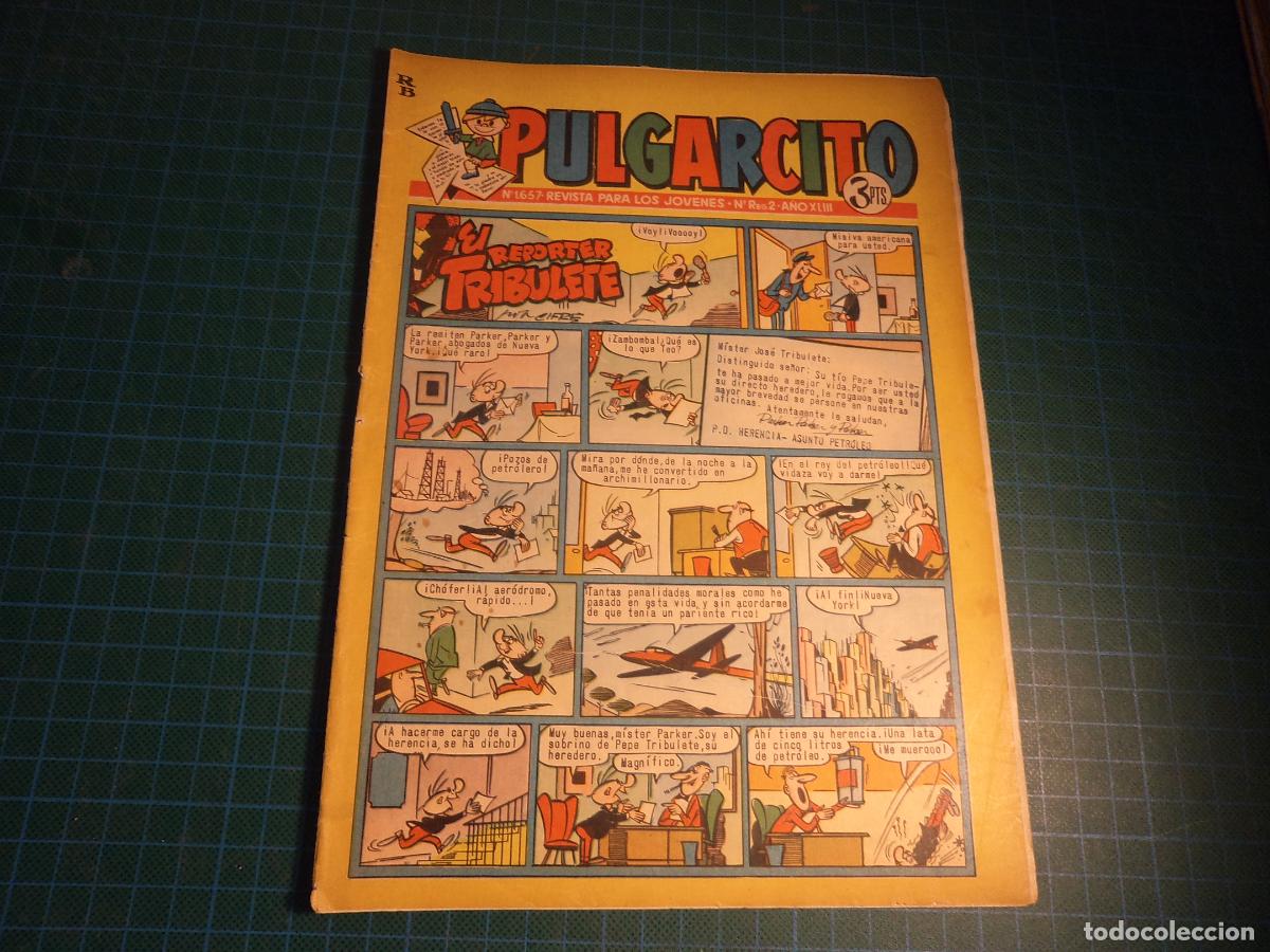 Tebeos: Pulgarcito. N&ordm; 1657. Bruguera.