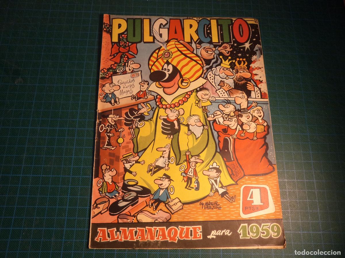 Tebeos: Pulgarcito. Almanaque 1959. Bruguera.