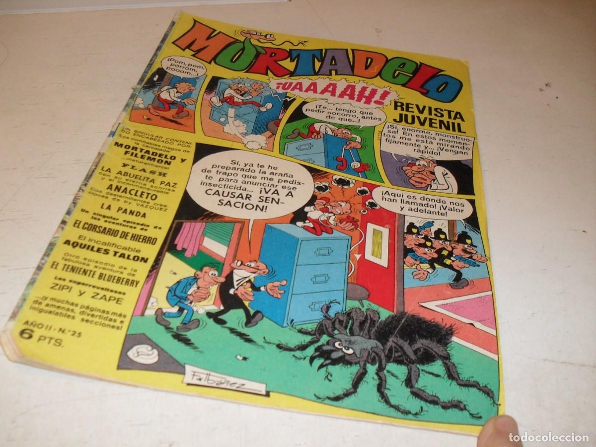 Tebeos: MORTADELO N&ordm; 25,SIN LOS BILLETES DE MORTADELO,DE 645.BRUGUERA,1970