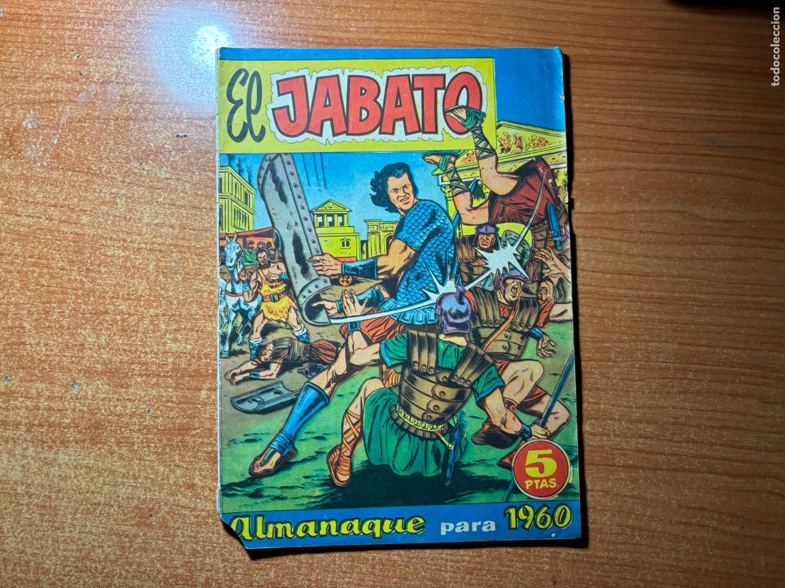 Tebeos: EL JABATO ALMANAQUE 1960 EDITORIAL BRUGUERA ORIGINAL