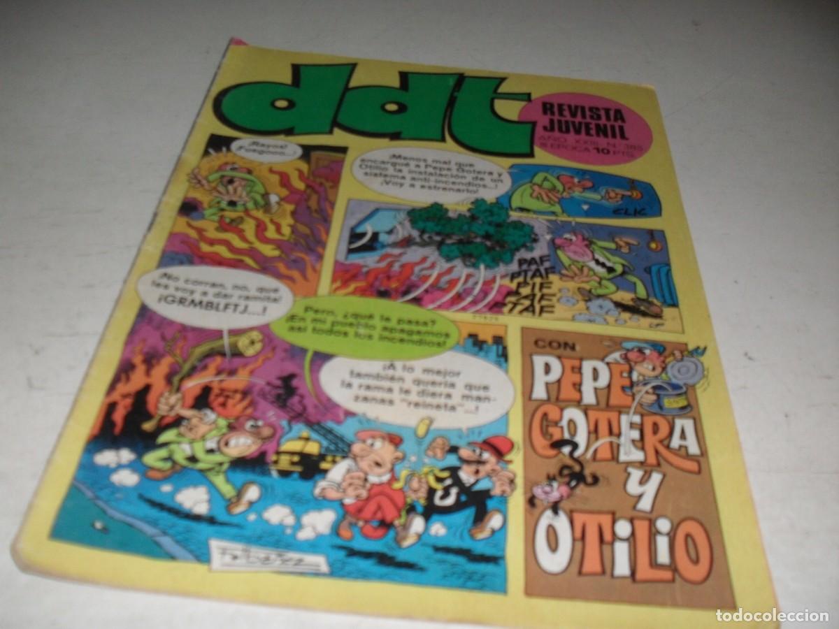 Tebeos: DDT 2&ordf; EPOCA,N&ordm; 385,CON MULECA PINKY,DE TOYSE,EN CONTRAPORTADA,DE 551.BRUGUERA,1967