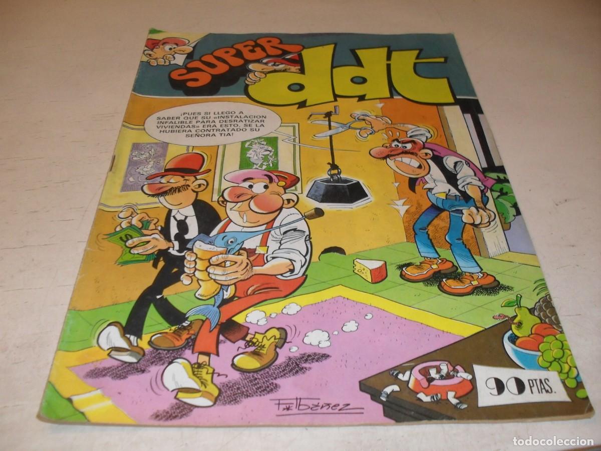 Tebeos: SUPER DDT N&ordm; 122,CON POLICIACO:2 TIPOS DUROS,DE ANDRES MARTIN 127.BRUGUERA,1973
