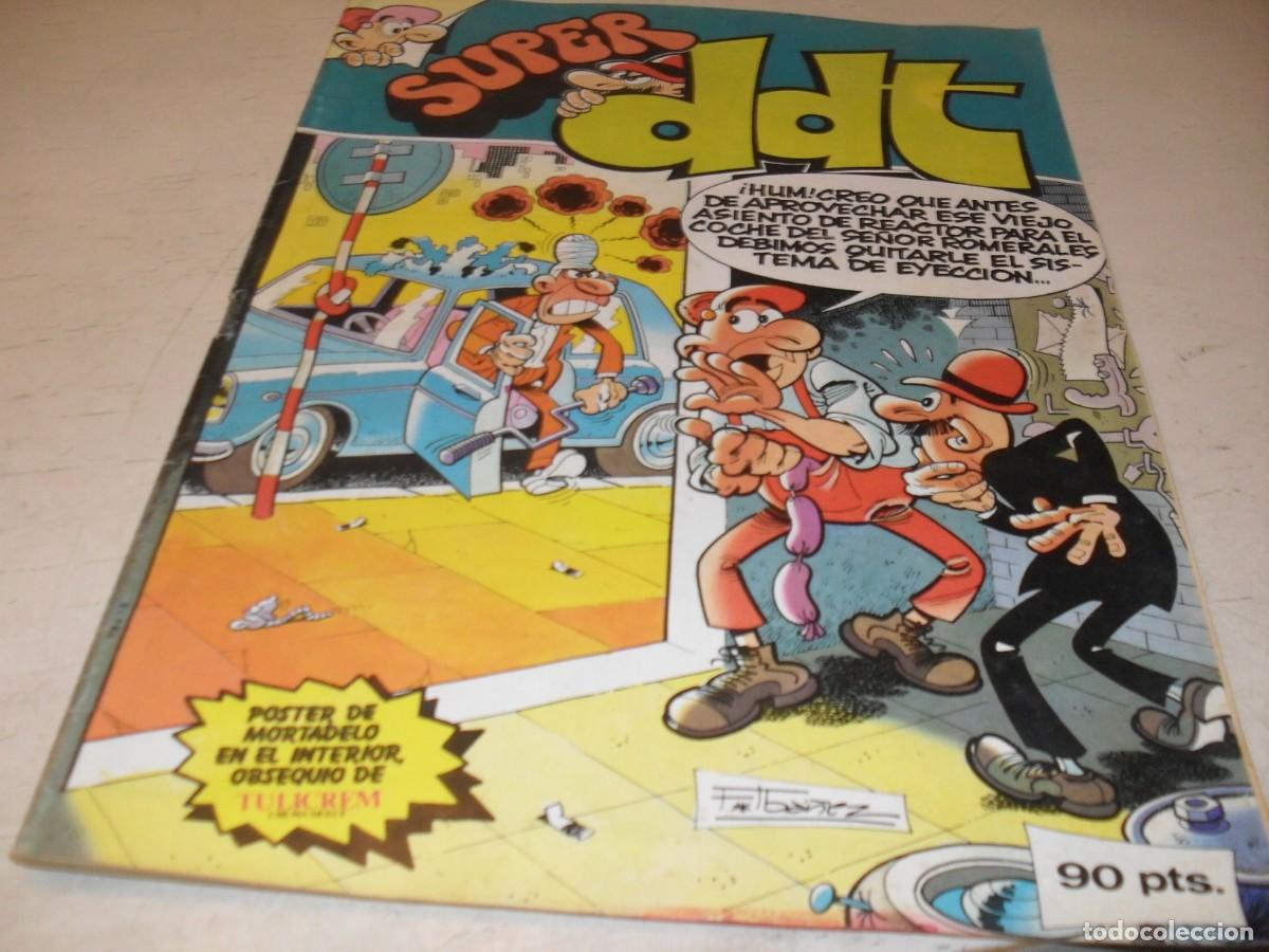 Tebeos: SUPER DDT N&ordm; 120,CON POSTER DE MORTADELO Y TULICREM 127.BRUGUERA,1973