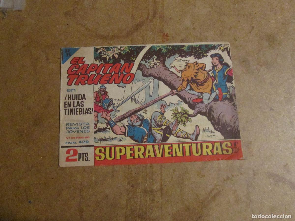 Tebeos: el capit&aacute;n trueno n&ordm; 429, original editorial bruguera 1956