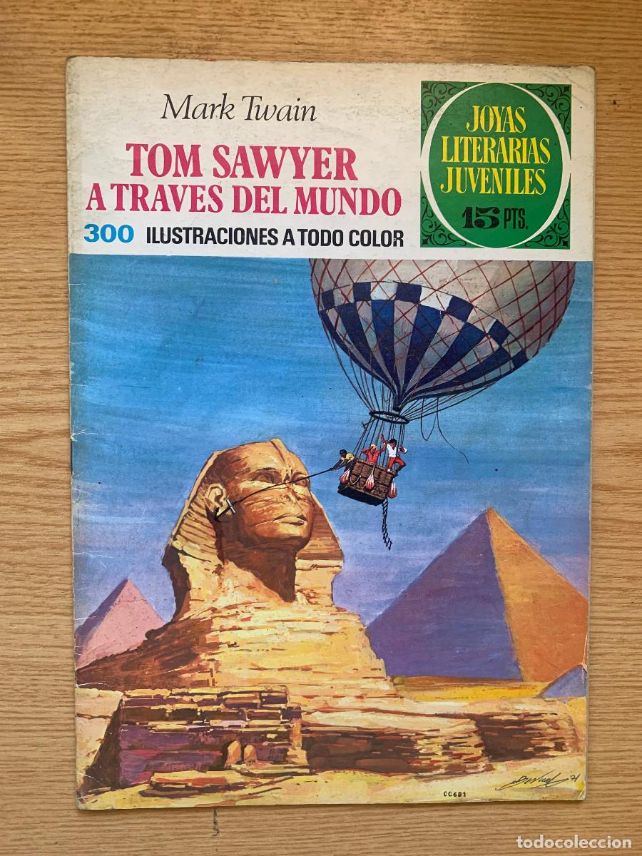 Tebeos: Joyas Literarias Juveniles n&ordm; 24: Tom Sawyer a Trav&eacute;s del Mundo de Mark Twain - 1&ordf; Edici&oacute;n 1971