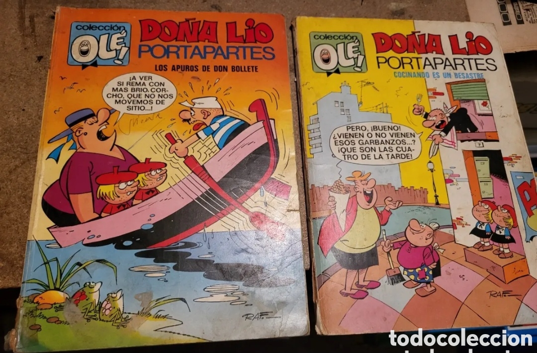 Comics: LOTE 2 TEBEOS/C&Oacute;MICS DO&Ntilde;A L&Iacute;O PORTAPARTES BRUGUERA N⁰ 27 Y 65 EN EL LOMO