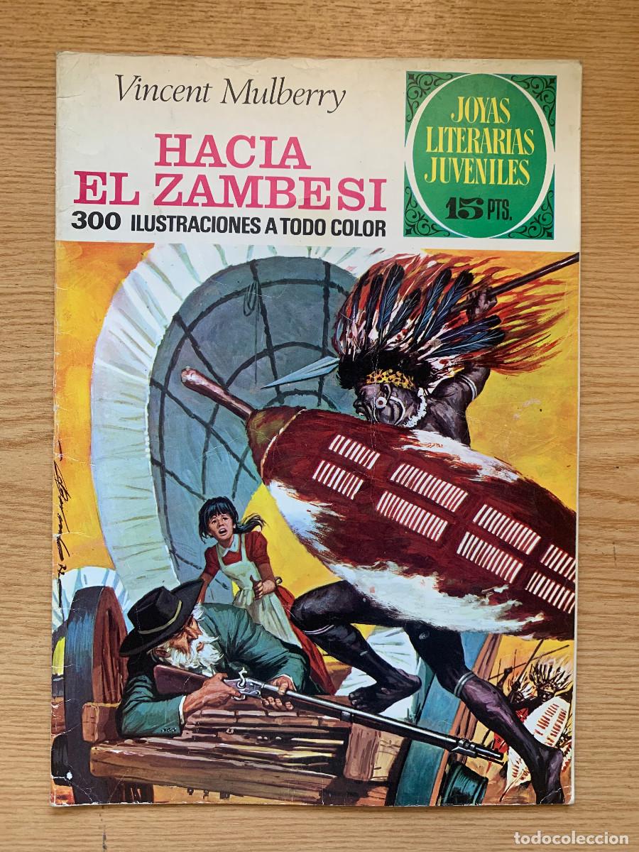 Tebeos: Joyas Literarias Juveniles n&ordm; 49: Hacia el Zambesi por Vincent Mullberry - 1&ordf; Edici&oacute;n 1972