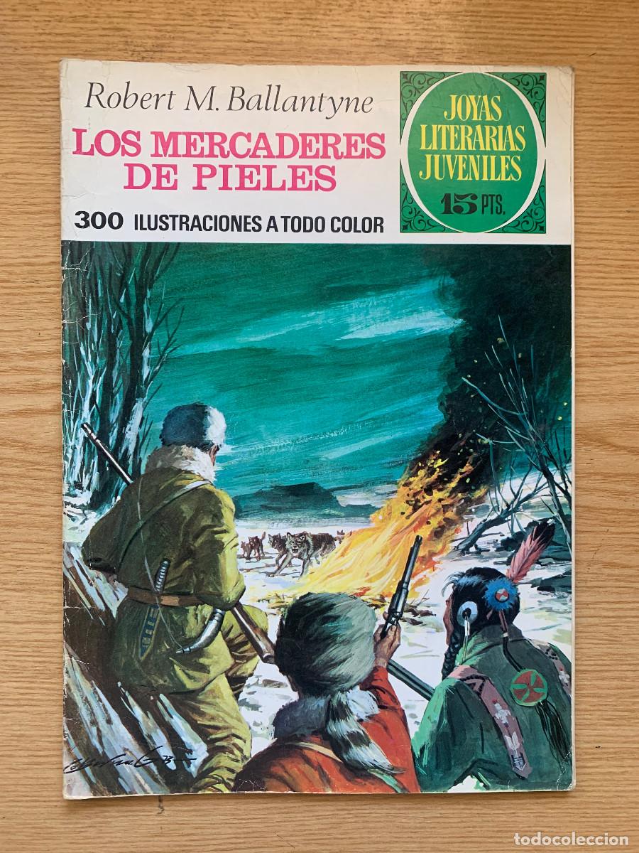 Tebeos: Joyas Literarias Juveniles n&ordm; 86: Los Mercaderes de Pieles de Robert M. Ballantyne - 1&ordf; Edicion 1973