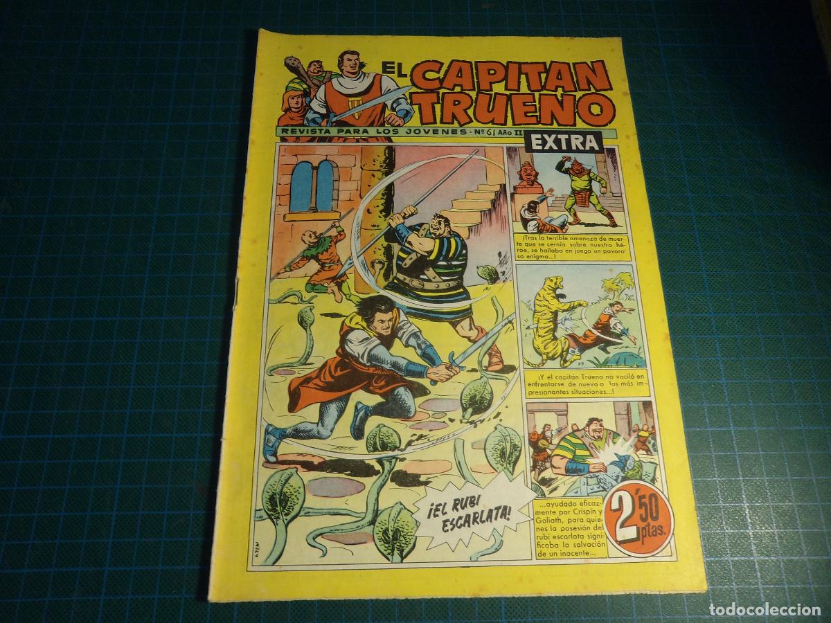 Tebeos: El Capitan Trueno extra. N&ordm; 61. Bruguera