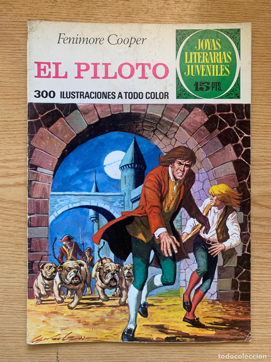 Tebeos: Joyas Literarias Juveniles n&ordm; 57: El Piloto de Fenimore Cooper - 1&ordf; Edici&oacute;n 1972