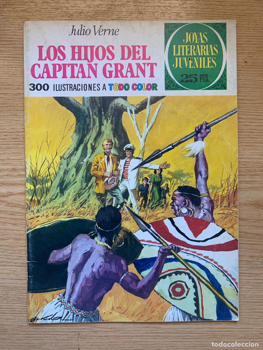 Tebeos: Joyas Literarias Juveniles n&ordm; 9: Los Hijos del Capit&aacute;n Grant de Julio Verne - D2 Excelente Estado