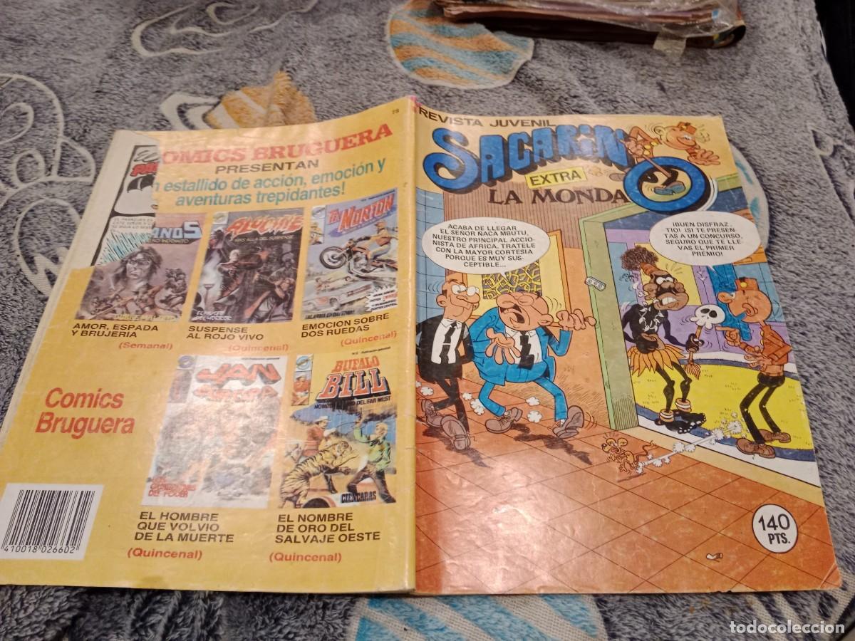 Tebeos: COLECCION EXTRAS BRUGUERA N&ordm; 78 SACARINO EXTRA LA MONDA - EDITORIAL BRUGUERA 1985