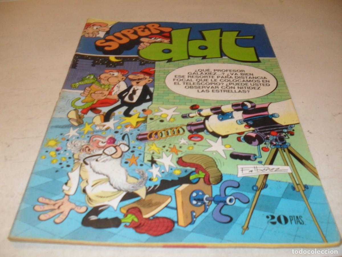 Tebeos: SUPER DDT N&ordm; 14,CON POLICIACO:UN TRASTO INUTIL.BRUGUERA,1973