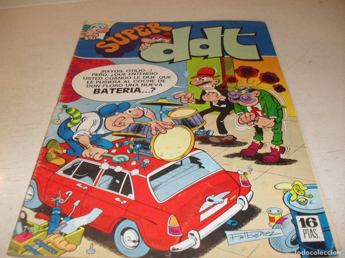 Tebeos: SUPER DDT N&ordm; 3,CON POLICIACO:EL ATENTADO,DE A.GARCIA,DE 127.BRUGUERA,1973