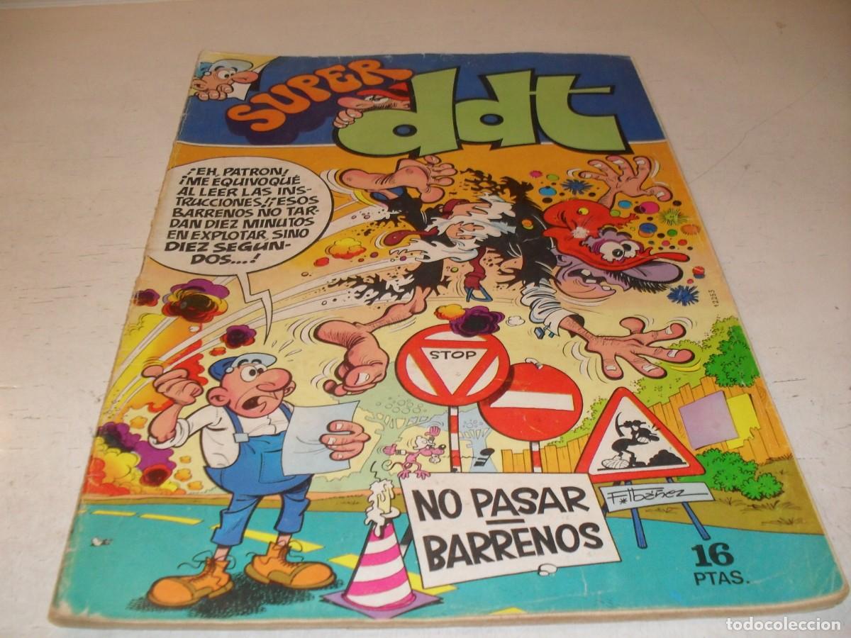 Tebeos: SUPER DDT N&ordm; 1,EL 1&ordm;,CON POLICIACO OPERACION BOCA DE LOBO,DE 127.BRUGUERA,1973