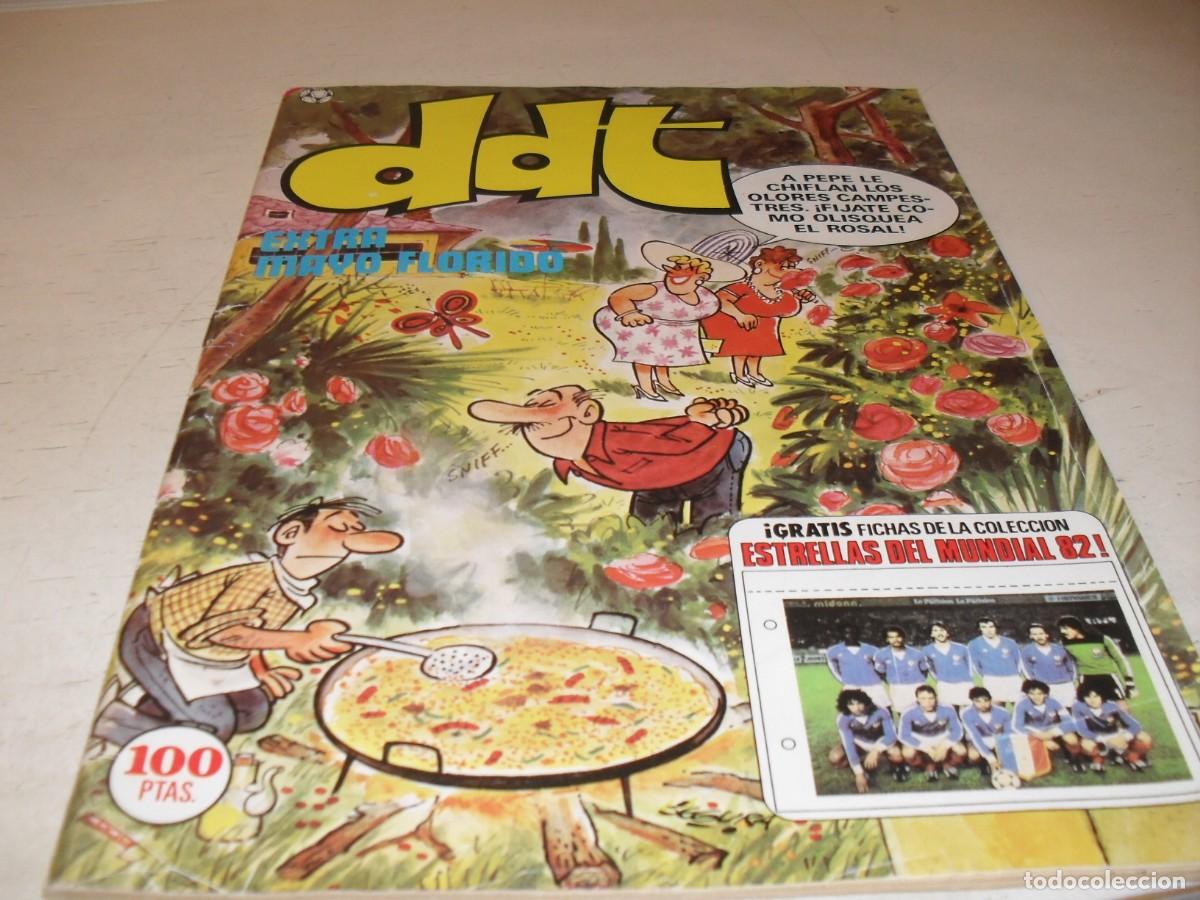 Tebeos: DDT EXTRA MAYO FLORIDO,CON PANICO EN PORRA CITY,DE IBA&Ntilde;EZ.BRUGUERA,1982