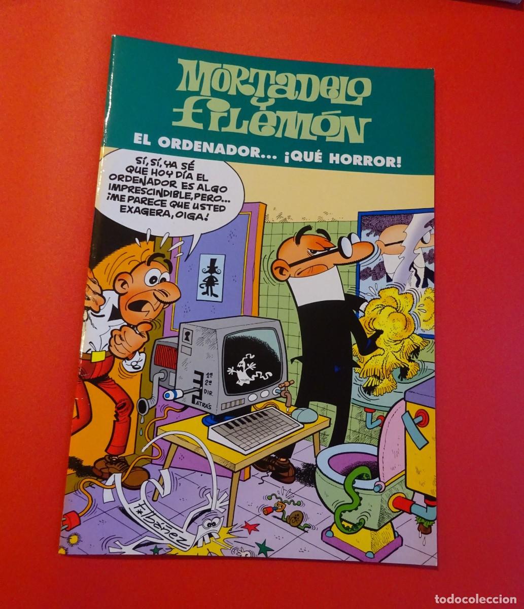 Tebeos: MORTADELO Y FILEMON, EL ORDENADOR QU&Eacute; HORROR, EDICIONES B, BUEN ESTADO