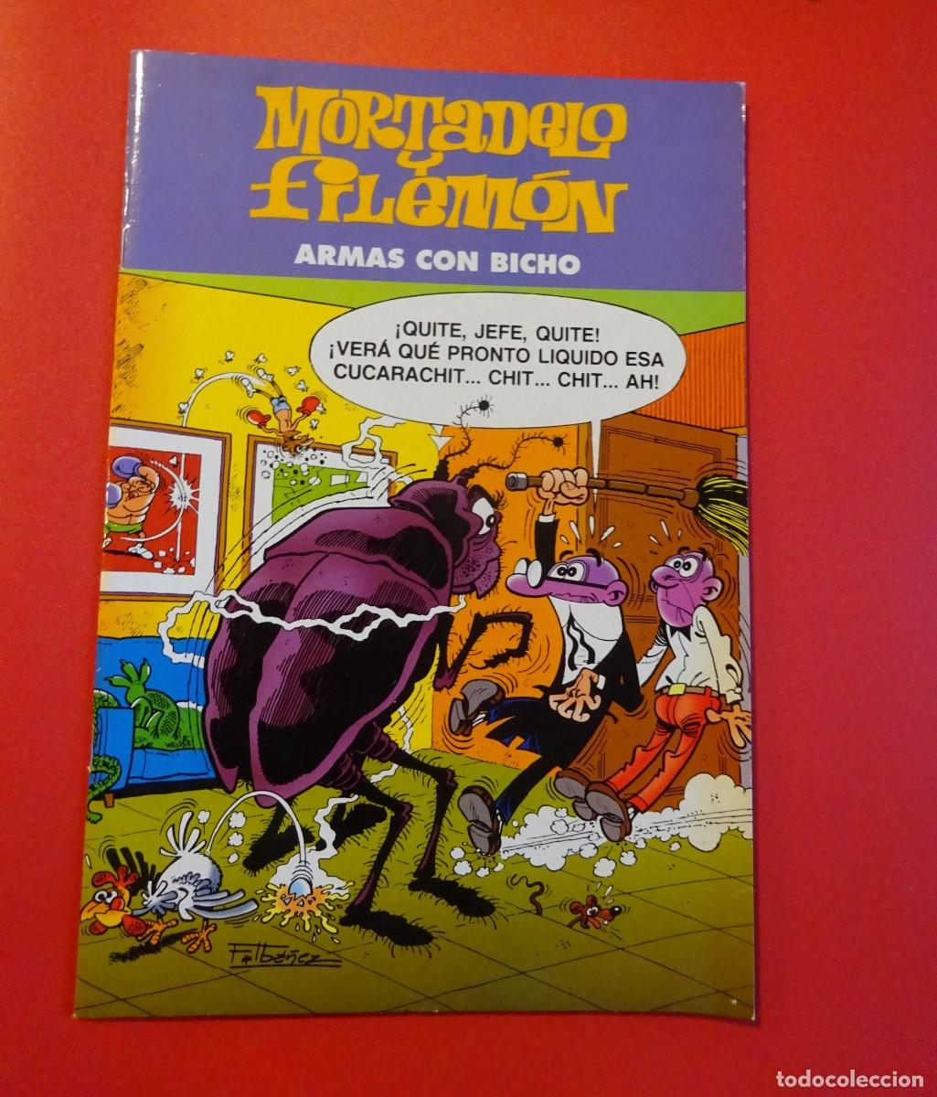 Tebeos: MORTADELO Y FILEMON, ARMAS CON BICHO, EDICIONES B, BUEN ESTADO