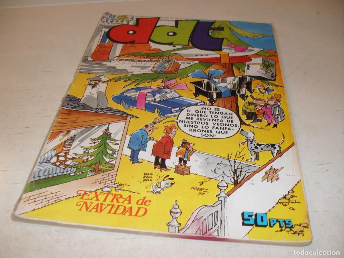 Tebeos: DDT EXTRA N&ordm; 27,DE 40,NAVIDAD 1977,CON PUBLICIDAD DE BIG JIM EN CONTRAPORTADA .BRUGUERA,1977
