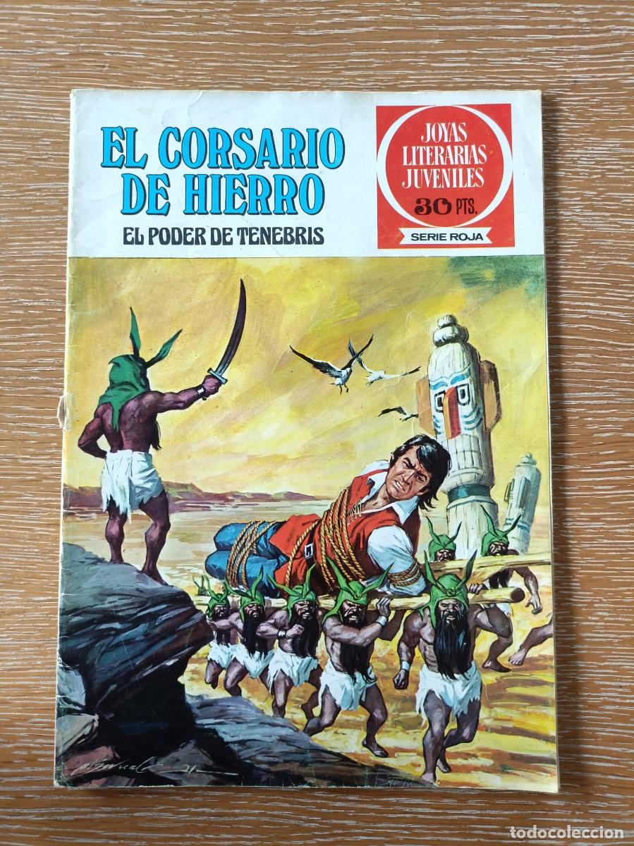 Tebeos: C&Oacute;MIC EL CORSARIO DE HIERRO N&ordm; 7 - EL PODER DE TENEBRIS - JOYAS LITERARIAS JUVENILES SERIE ROJA