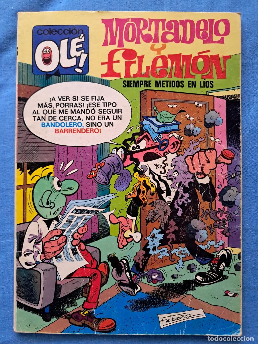 Tebeos: COMIC OL&Eacute; MORTADELO Y FILEM&Oacute;N N&ordm; 106 &rdquo;SIEMPRE METIDOS EN L&Iacute;OS&rdquo; EDITORIAL BRUGUERA. N&Uacute;MERO EN LOMO