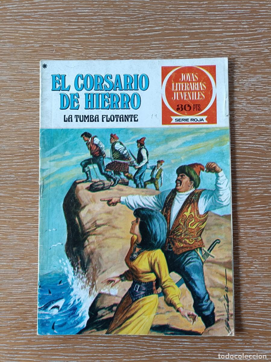 Tebeos: C&Oacute;MIC EL CORSARIO DE HIERRO N&ordm; 16 - LA TUMBA FLOTANTE - JOYAS LITERARIAS JUVENILES SERIE ROJA