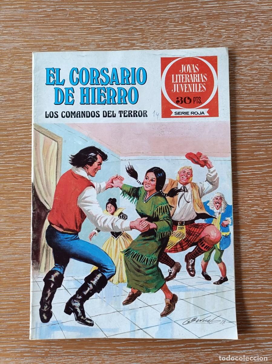 Tebeos: C&Oacute;MIC EL CORSARIO DE HIERRO N&ordm; 31 - LOS COMANDOS DEL TERROR - JOYAS LITERARIAS JUVENILES SERIE ROJA
