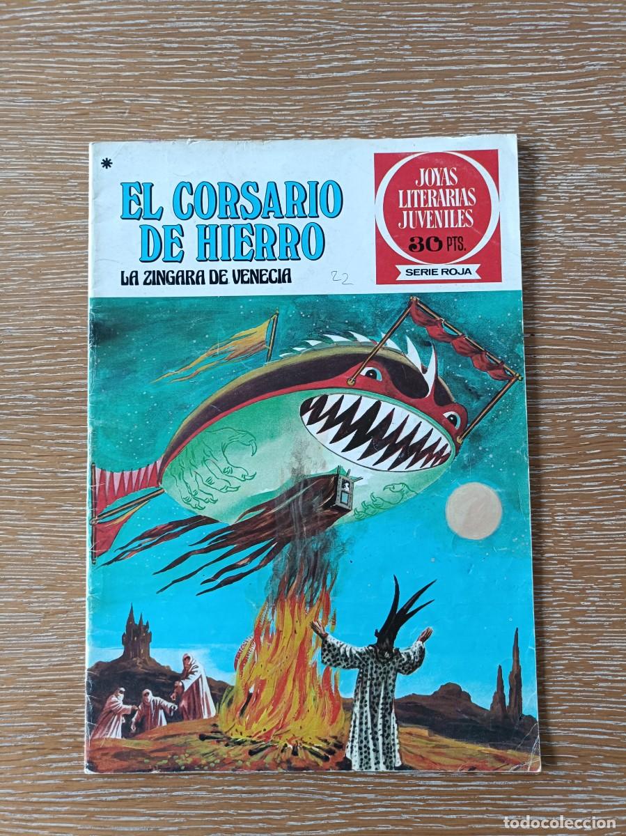 Tebeos: C&Oacute;MIC EL CORSARIO DE HIERRO N&ordm; 39 - LAZ&Iacute;NGARA DE VENECIA- JOYAS LITERARIAS JUVENILES SERIE ROJA