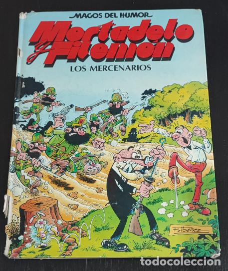 Tebeos: MAGOS DEL HUMOR, MORTADELO Y FILEMON, LOS MERCENARIOS, EDICIONES B 1990
