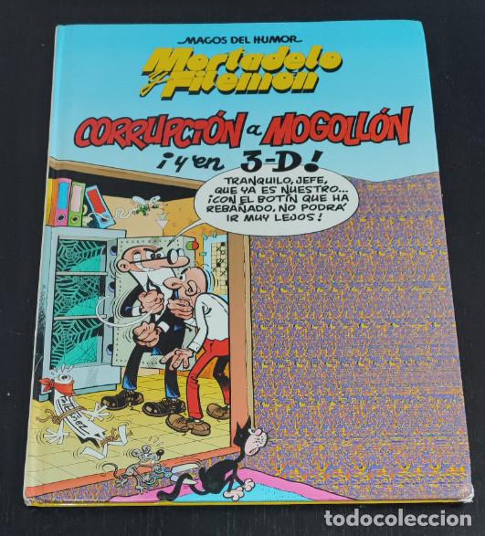 Tebeos: MAGOS DEL HUMOR, MORTADELO Y FILEMON, CORRUPCION A MOGOLLON, 2&ordm;